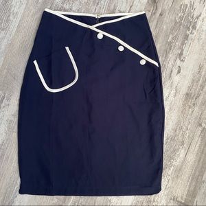 Comme Toi • Navy Blue Skirt
